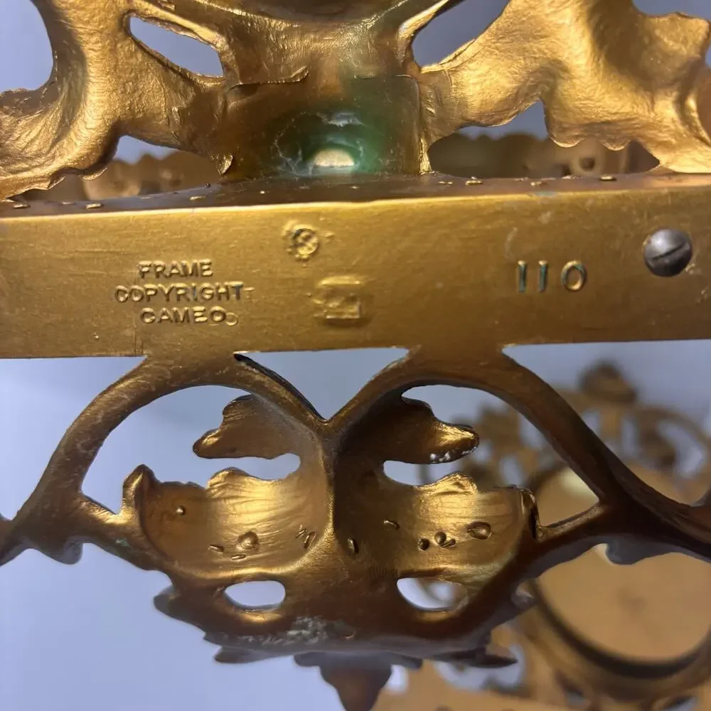 Pair of Gold Rococo Shelf Sconces 